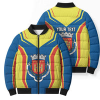 Personalized Braganca Portugal Bomber Puffer Jacket Sporty Style - Wonder Print Shop