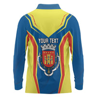 Personalized Braganca Portugal Long Sleeve Polo Shirt Sporty Style - Wonder Print Shop