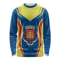 Personalized Braganca Portugal Long Sleeve Shirt Sporty Style - Wonder Print Shop