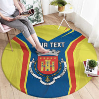 Personalized Braganca Portugal Round Carpet Sporty Style - Wonder Print Shop