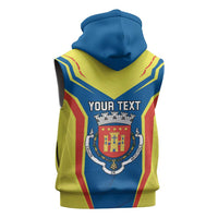 Personalized Braganca Portugal Sleeveless Hoodie Sporty Style - Wonder Print Shop