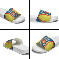 Personalized Braganca Portugal Slide Sandals Sporty Style - Wonder Print Shop