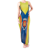Personalized Braganca Portugal Tank Maxi Dress Sporty Style - Wonder Print Shop