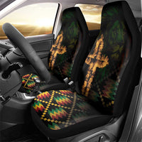 Happy Meskel Celebration Car Seat Cover Cross Fire And Lion Flag Color - Wonder Print Shop