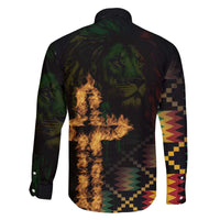 Happy Meskel Celebration Family Matching Puletasi and Hawaiian Shirt Cross Fire And Lion Flag Color - Wonder Print Shop