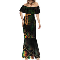 Happy Meskel Celebration Mermaid Dress Cross Fire And Lion Flag Color - Wonder Print Shop