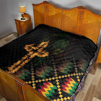 Happy Meskel Celebration Quilt Cross Fire And Lion Flag Color - Wonder Print Shop