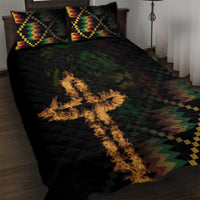 Happy Meskel Celebration Quilt Bed Set Cross Fire And Lion Flag Color - Wonder Print Shop