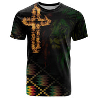 Happy Meskel Celebration T Shirt Cross Fire And Lion Flag Color - Wonder Print Shop