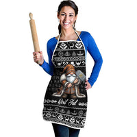 Viking Gnome Christmas Apron Nordic Xmas Spirit Pattern - Wonder Print Shop