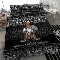 Viking Gnome Christmas Bedding Set Nordic Xmas Spirit Pattern - Wonder Print Shop