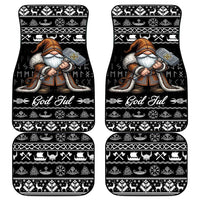 Viking Gnome Christmas Car Mats Nordic Xmas Spirit Pattern - Wonder Print Shop
