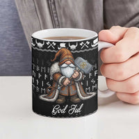Viking Gnome Christmas Ceramic Mug Nordic Xmas Spirit Pattern - Wonder Print Shop