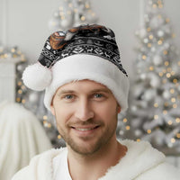 Viking Gnome Christmas Santa Hat Nordic Xmas Spirit Pattern - Wonder Print Shop