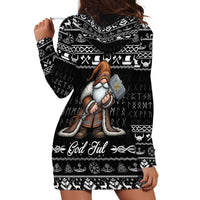 Viking Gnome Christmas Hoodie Dress Nordic Xmas Spirit Pattern - Wonder Print Shop