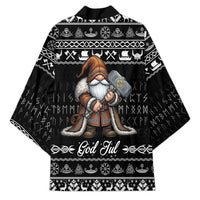 Viking Gnome Christmas Kimono Nordic Xmas Spirit Pattern - Wonder Print Shop