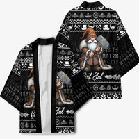 Viking Gnome Christmas Kimono Nordic Xmas Spirit Pattern - Wonder Print Shop