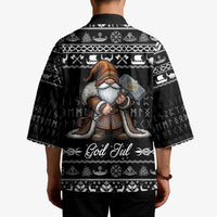 Viking Gnome Christmas Kimono Nordic Xmas Spirit Pattern - Wonder Print Shop
