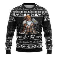 Viking Gnome Christmas Ugly Christmas Sweater Nordic Xmas Spirit Pattern - Wonder Print Shop