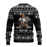 Viking Gnome Christmas Ugly Christmas Sweater Nordic Xmas Spirit Pattern - Wonder Print Shop