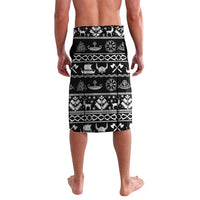 Viking Gnome Christmas Lavalava Nordic Xmas Spirit Pattern - Wonder Print Shop
