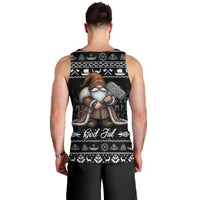 Viking Gnome Christmas Men Tank Top Nordic Xmas Spirit Pattern - Wonder Print Shop