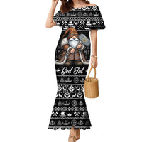 Viking Gnome Christmas Mermaid Dress Nordic Xmas Spirit Pattern - Wonder Print Shop