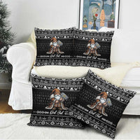 Viking Gnome Christmas Pillow Cover Nordic Xmas Spirit Pattern - Wonder Print Shop
