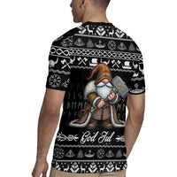Viking Gnome Christmas Rugby Jersey Nordic Xmas Spirit Pattern - Wonder Print Shop