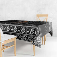 Viking Gnome Christmas Tablecloth Nordic Xmas Spirit Pattern - Wonder Print Shop