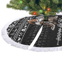 Viking Gnome Christmas Tree Skirt Nordic Xmas Spirit Pattern - Wonder Print Shop