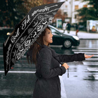 Viking Gnome Christmas Umbrella Nordic Xmas Spirit Pattern - Wonder Print Shop