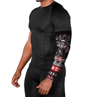 Viking Santa Christmas Arm Sleeves Valhalla-la Nordic Xmas Spirit - Wonder Print Shop