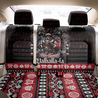 Viking Santa Christmas Back Car Seat Cover Valhalla-la Nordic Xmas Spirit - Wonder Print Shop