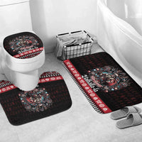 Viking Santa Christmas Bathroom Set Valhalla-la Nordic Xmas Spirit - Wonder Print Shop