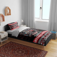 Viking Santa Christmas Bedding Set Valhalla-la Nordic Xmas Spirit - Wonder Print Shop