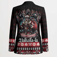 Viking Santa Christmas Blazer Valhalla-la Nordic Xmas Spirit - Wonder Print Shop