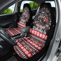 Viking Santa Christmas Car Seat Cover Valhalla-la Nordic Xmas Spirit - Wonder Print Shop