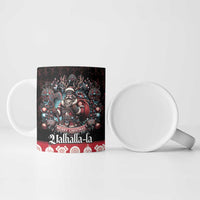 Viking Santa Christmas Ceramic Mug Valhalla-la Nordic Xmas Spirit - Wonder Print Shop