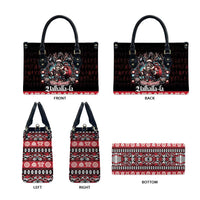Viking Santa Christmas Leather Bag Valhalla-la Nordic Xmas Spirit - Wonder Print Shop