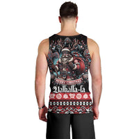 Viking Santa Christmas Men Tank Top Valhalla-la Nordic Xmas Spirit - Wonder Print Shop