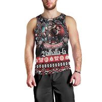 Viking Santa Christmas Men Tank Top Valhalla-la Nordic Xmas Spirit - Wonder Print Shop