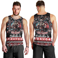 Viking Santa Christmas Men Tank Top Valhalla-la Nordic Xmas Spirit - Wonder Print Shop
