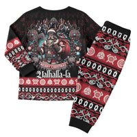 Viking Santa Christmas Pajama Set Valhalla-la Nordic Xmas Spirit - Wonder Print Shop
