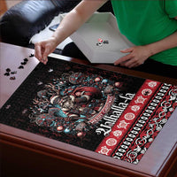 Viking Santa Christmas Puzzle Valhalla-la Nordic Xmas Spirit - Wonder Print Shop