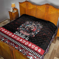 Viking Santa Christmas Quilt Valhalla-la Nordic Xmas Spirit - Wonder Print Shop