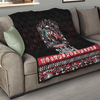 Viking Santa Christmas Quilt Valhalla-la Nordic Xmas Spirit - Wonder Print Shop