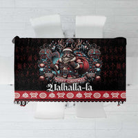 Viking Santa Christmas Tablecloth Valhalla-la Nordic Xmas Spirit - Wonder Print Shop