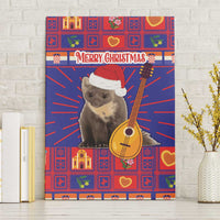 Croatia Christmas Canvas Wall Art Kuna Zlatica Merry Xmas - Wonder Print Shop