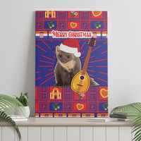 Croatia Christmas Canvas Wall Art Kuna Zlatica Merry Xmas - Wonder Print Shop
